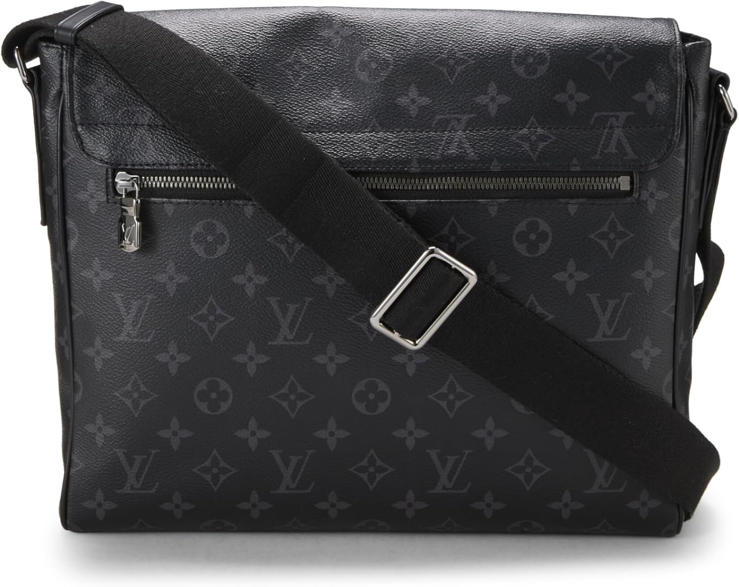 Louis Vuitton Pre-Loved Monogram Eclipse District MM, Black