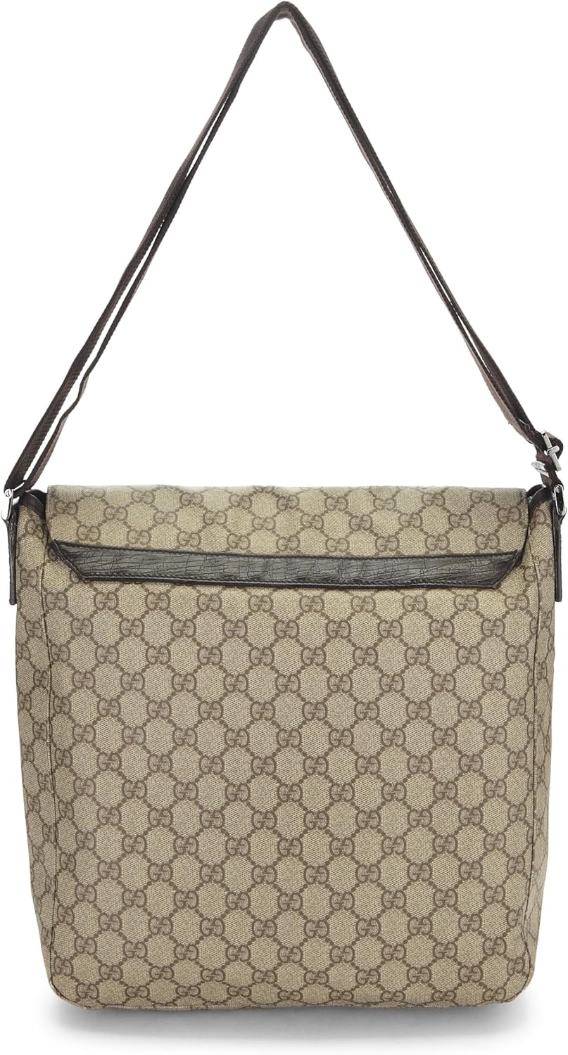 Gucci Pre-Loved Original GG Supreme Canvas Messenger Bag, Brown