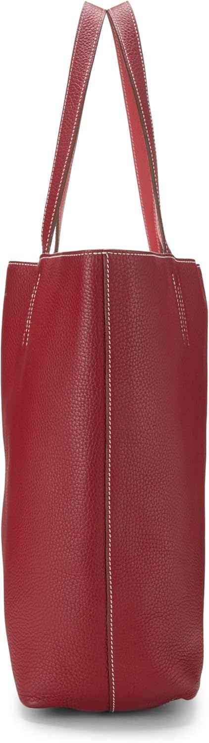 Hermes Hermès, Pre-Loved Rouge H & Rouge Piment Clemence Double Sens 36, Rouge Garance