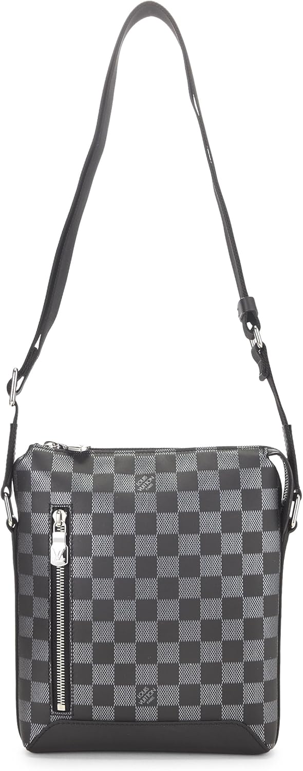 Louis Vuitton Pre-Loved Black Damier Infini Discovery Messenger BB, Black