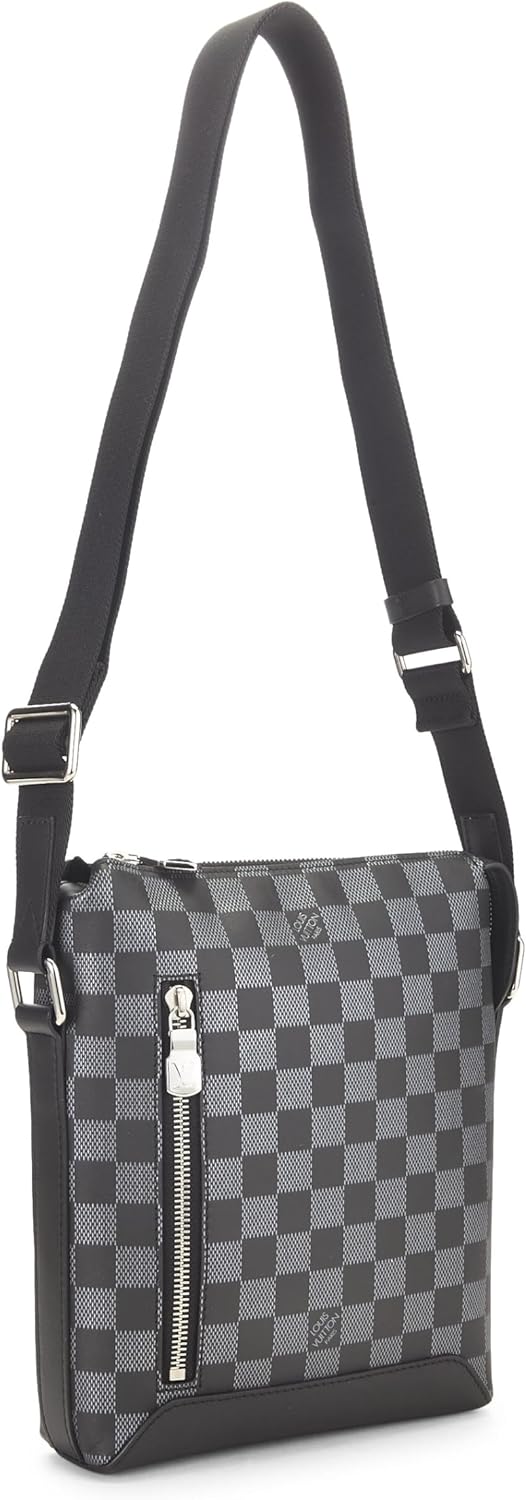 Louis Vuitton Pre-Loved Black Damier Infini Discovery Messenger BB, Black