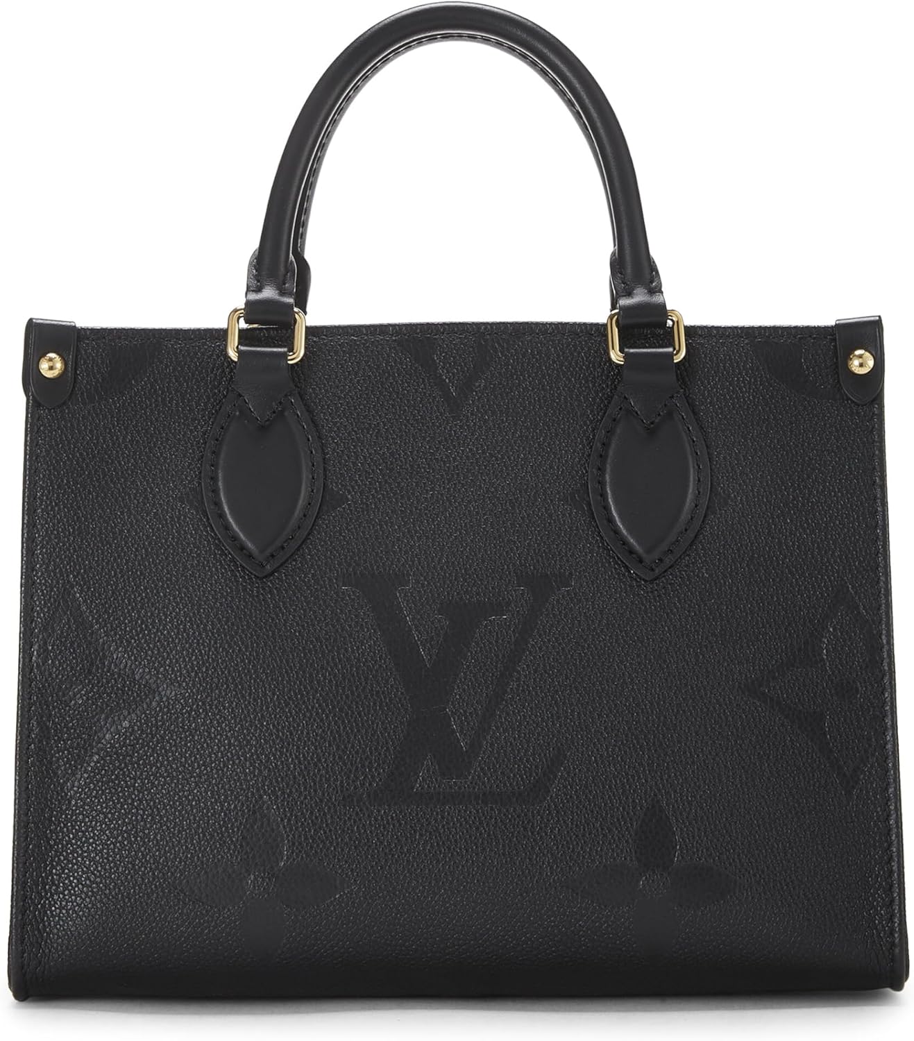 Louis Vuitton Pre-Loved Black Giant Monogram Empreinte On The Go PM, Black