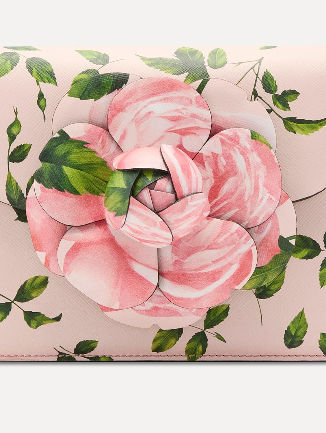 Oscar de la Renta English Rose Printed Mini TRO Bag
