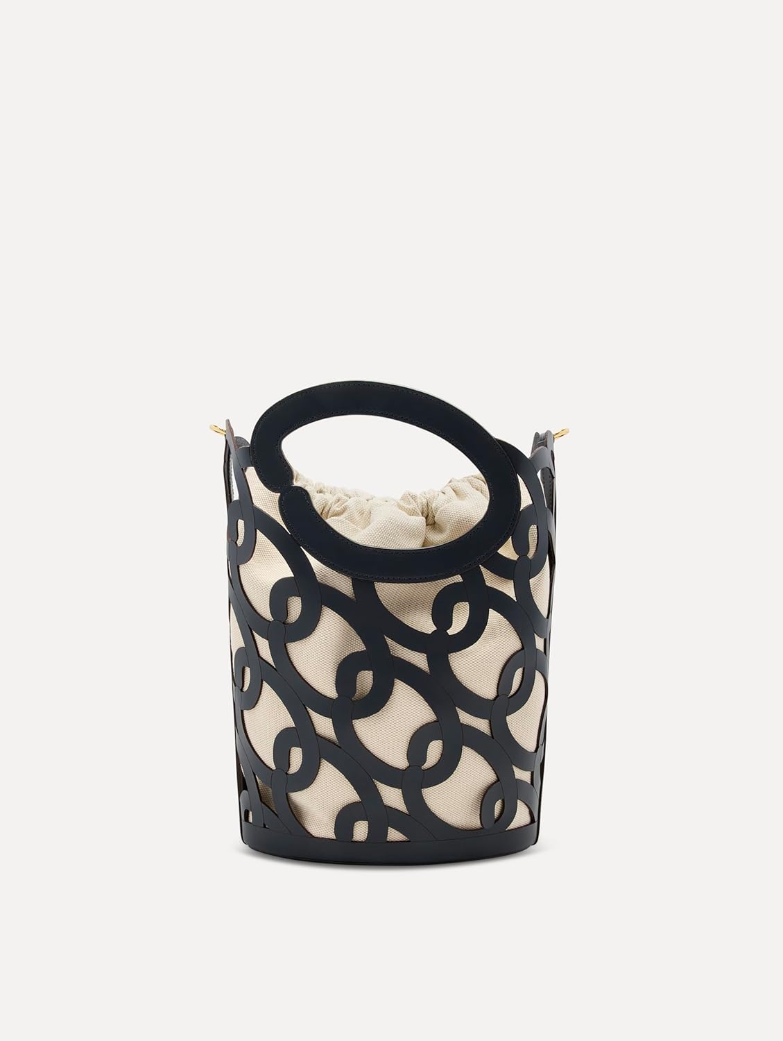 Oscar de la Renta Oscar Chain-Link Leather Tote