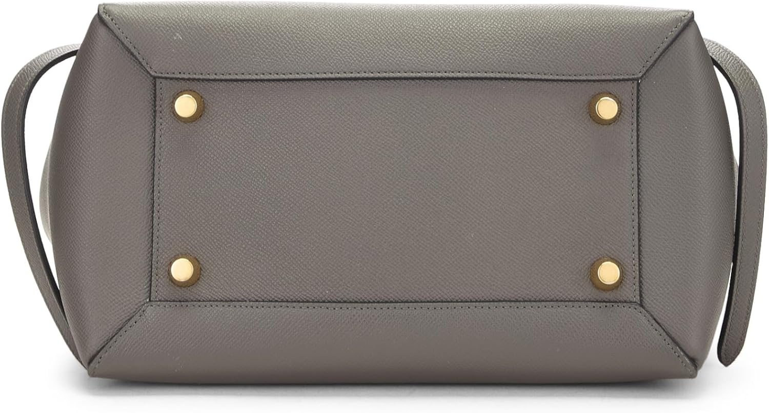 Céline, Pre-Loved Grey Grained Calfskin Belt Bag Mini, Grey Roll over image to zoom in Celine Céline, Pre-Loved Grey Grained Calfskin Belt Bag Mini, Grey