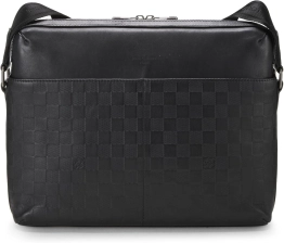 Louis Vuitton Pre-Loved Black Damier Infini Calypso MM, Black