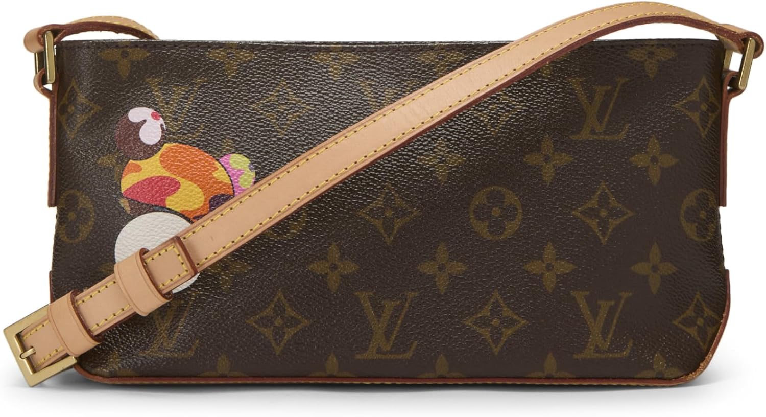 Louis Vuitton Pre-Loved Takashi Murakami x Louis Vuitton Monogram Canvas Panda Trotteur, Brown