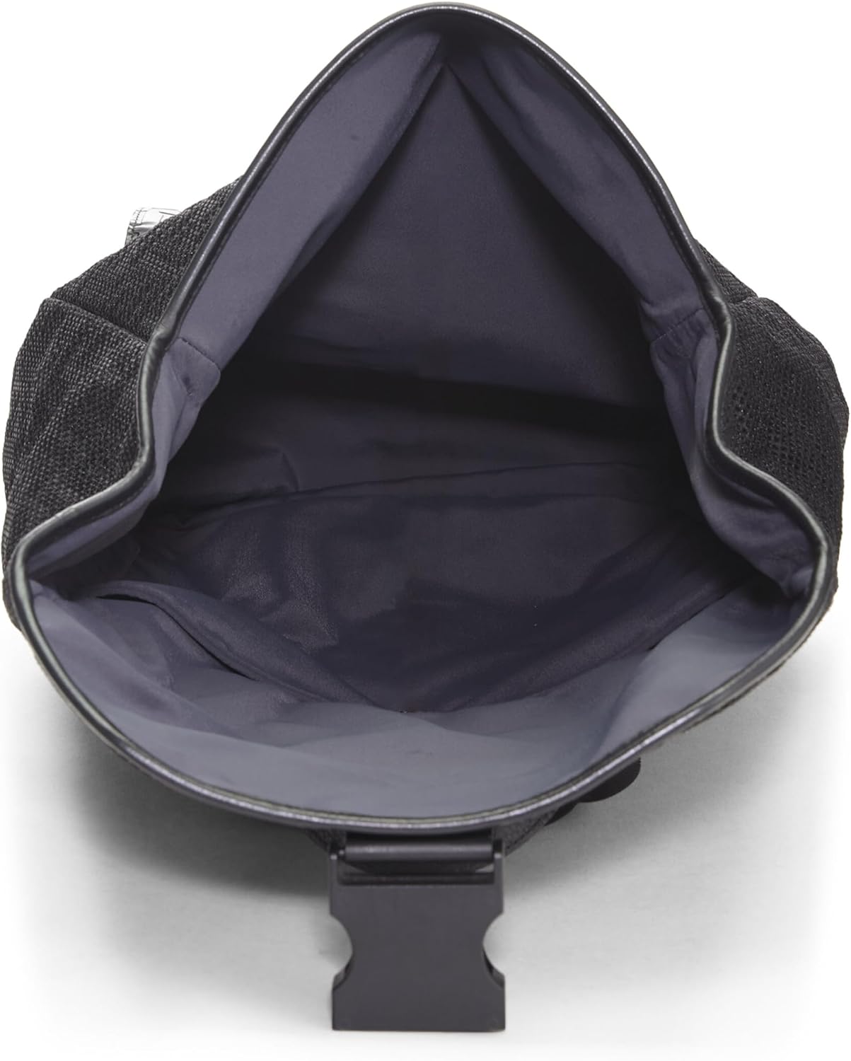 FENDI Pre-Loved Black Mesh Zucca Backpack, Black