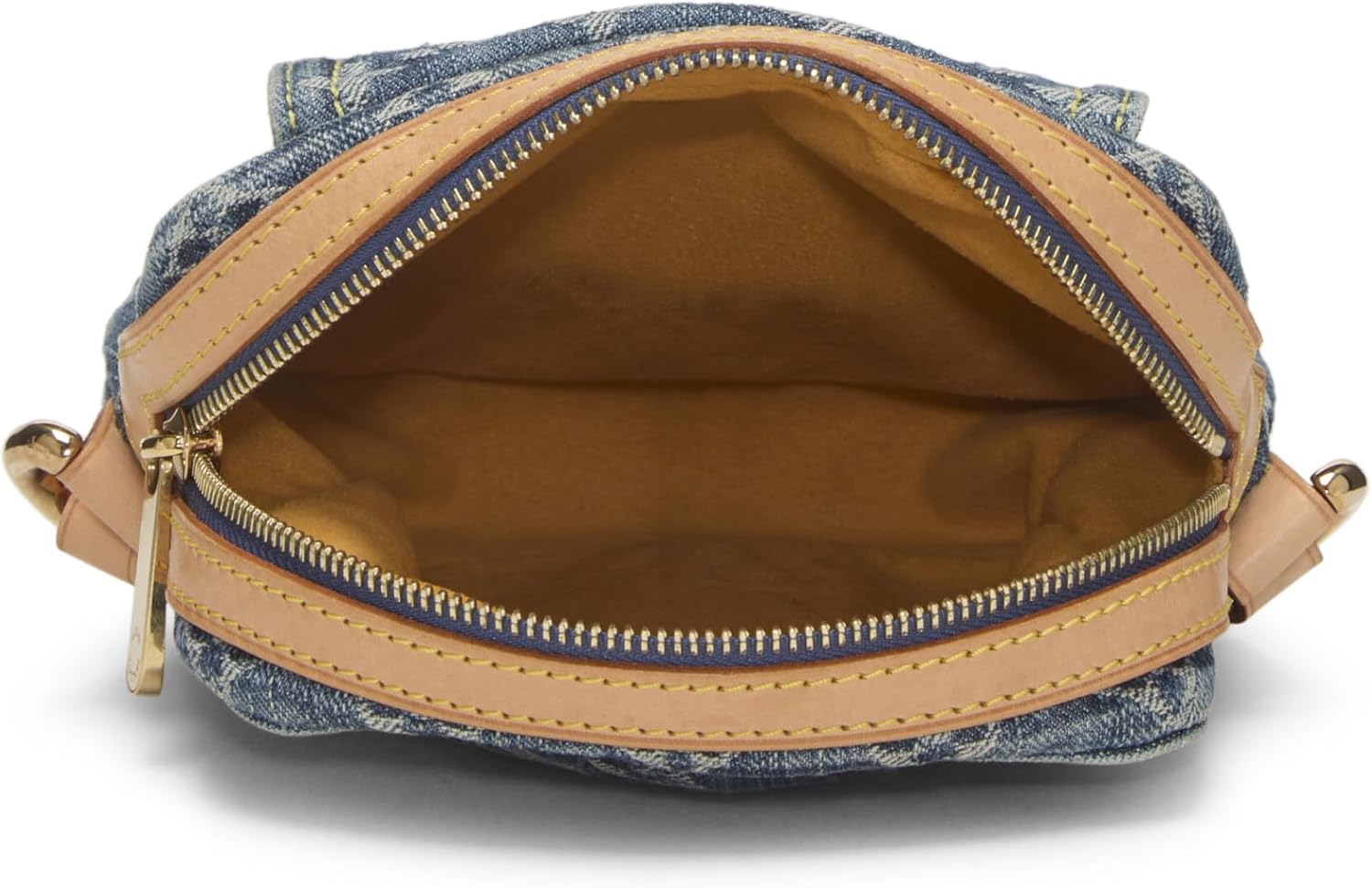 Louis Vuitton Pre-Loved Blue Monogram Denim Camera Bag, Blue