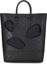 Louis Vuitton Pre-Loved COMME DES GARÇONS x Louis Vuitton Black Monogram Empreinte Bag with Holes, Black