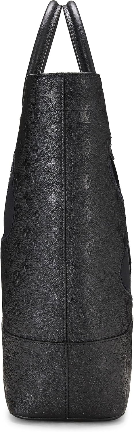 Louis Vuitton Pre-Loved COMME DES GARÇONS x Louis Vuitton Black Monogram Empreinte Bag with Holes, Black