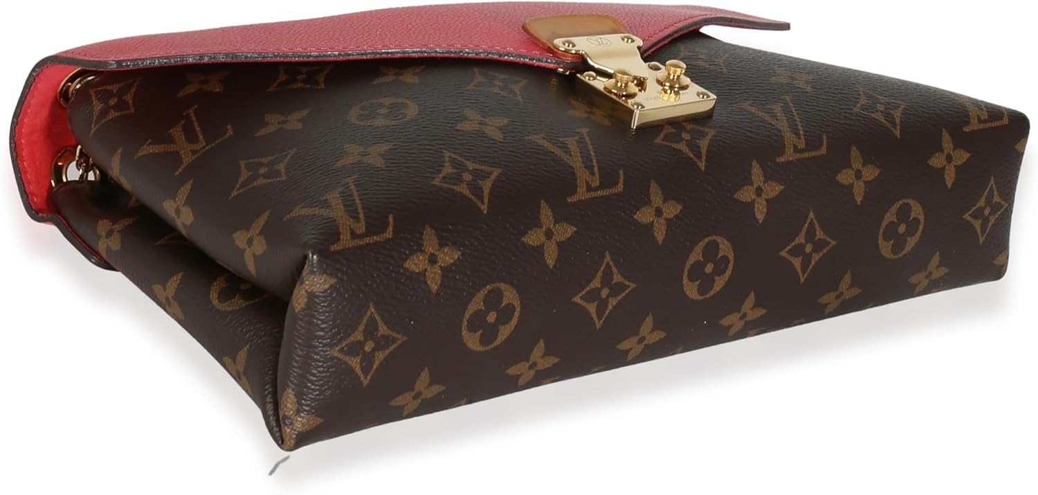 Louis Vuitton Pre-Loved Rose Litchi Monogram Canvas Pallas Chain Bag