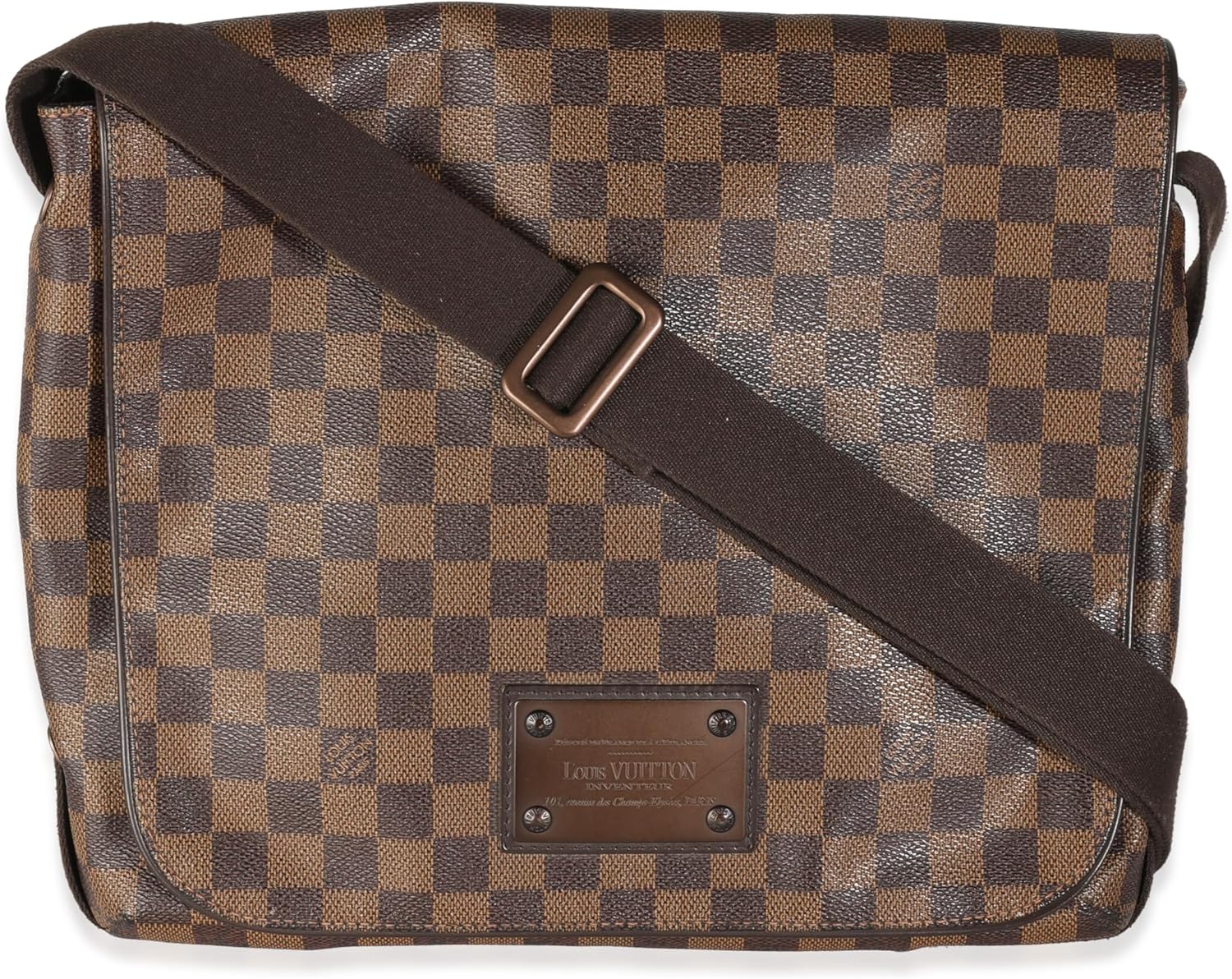 Louis Vuitton Pre-Loved Damier Ebene Canvas Brooklyn MM