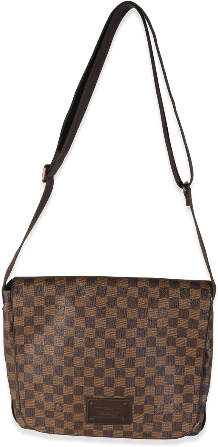 Louis Vuitton Pre-Loved Damier Ebene Canvas Brooklyn MM