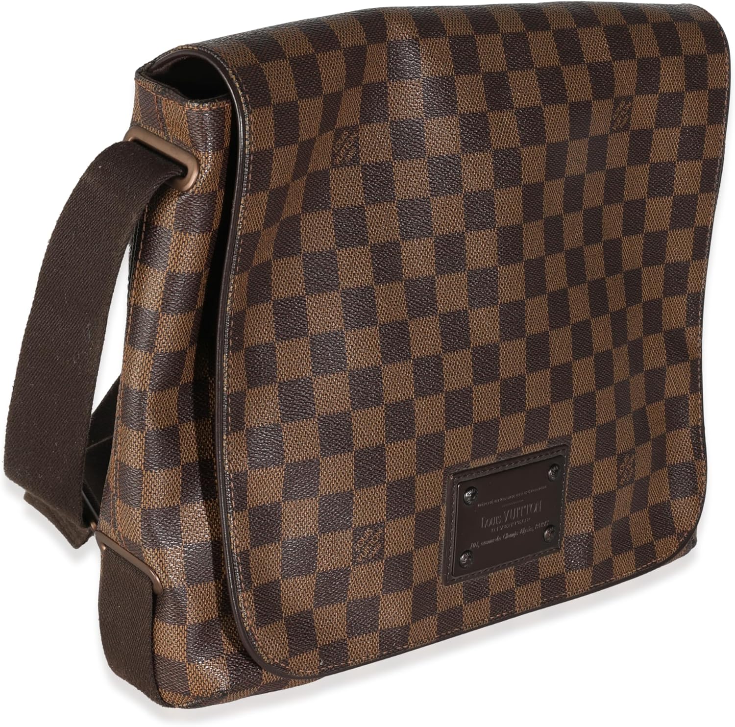 Louis Vuitton Pre-Loved Damier Ebene Canvas Brooklyn MM