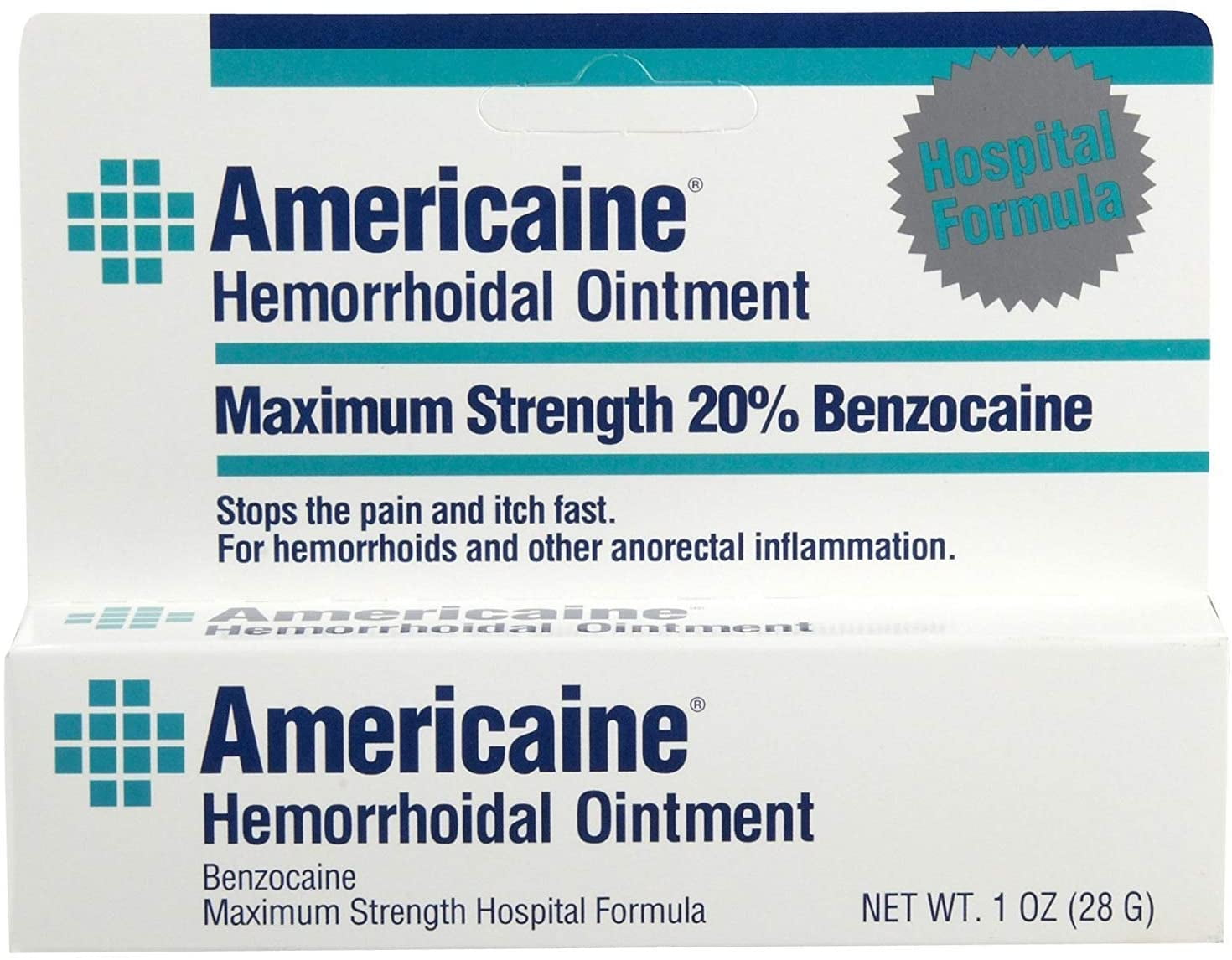AMERICAINE HEMORRHOIDAL OINTMENT 1 OZ FOR RELIEF PACK OF 3