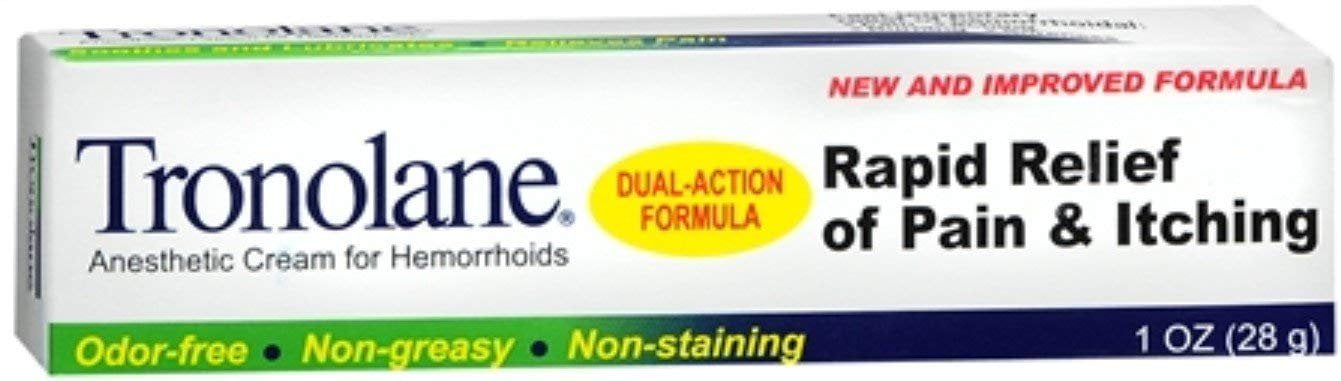 Tronolane Hemorrhoid Anesthetic Cream 1 oz 2 Pack