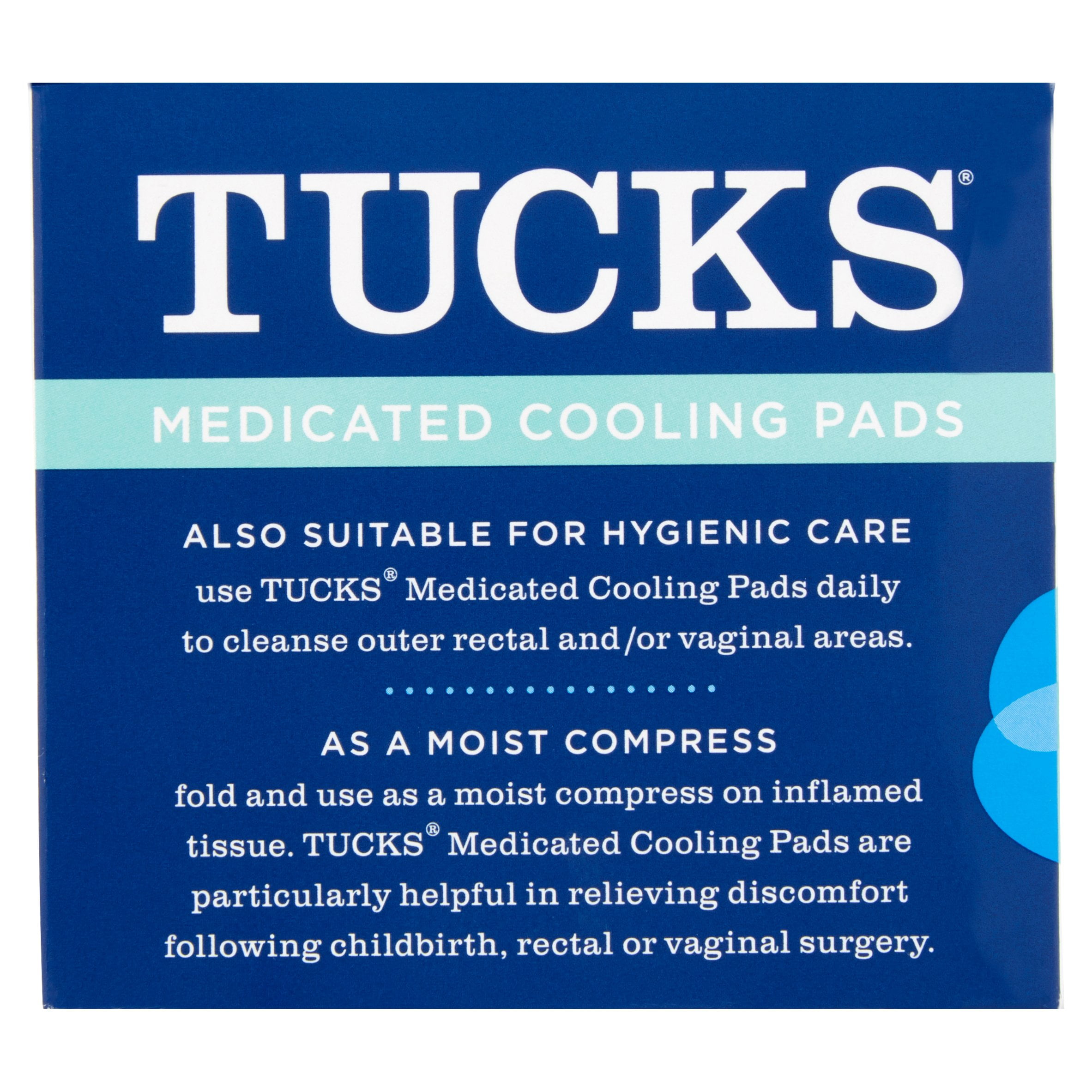 TUCKS Medicated Cooling Pads 100 Count - Soothing Relief for Hemorrhoids