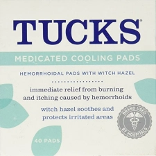 Tucks Medicated Cooling Pads 40 Count for Quick Relief