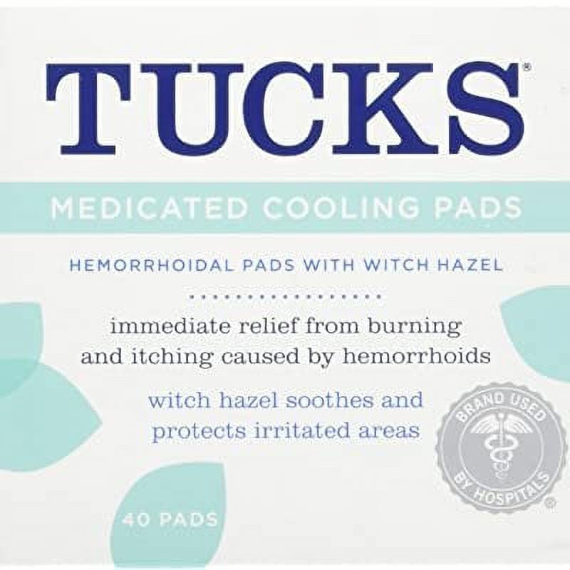 Tucks Hemorrhoid Relief Medicated Cooling Pads 40 Count
