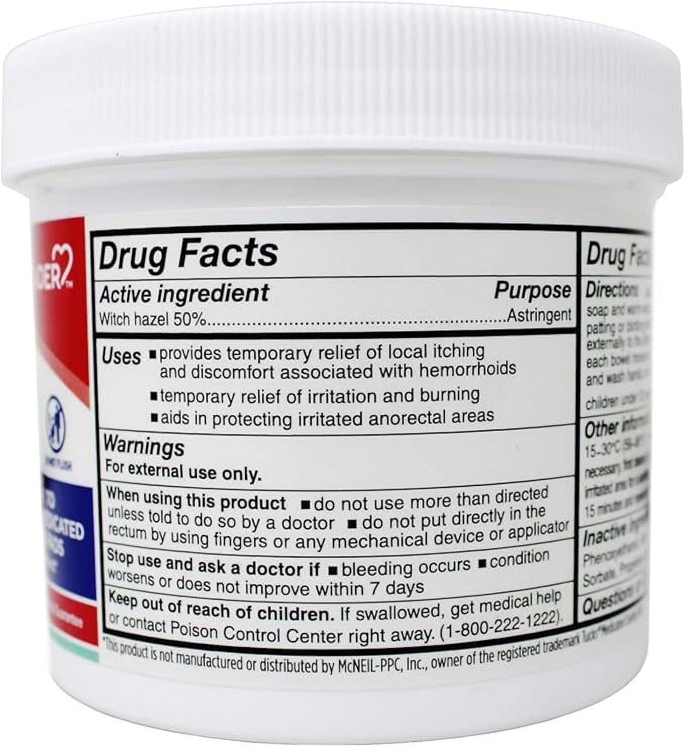 Leader Hemorrhoid Relief Medicated Pads 100 Count
