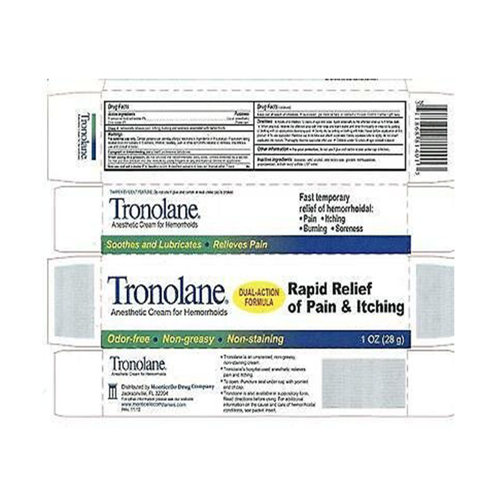 Tronolane Hemorrhoid Anesthetic Cream for Quick Relief