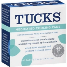 Tucks Medicated Cooling Pads 40 Ea 2 Pack for Hemorrhoid Relief