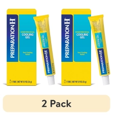 Preparation H Cooling Gel Hemorrhoid Relief Vitamin E Aloe 0.9 Oz 2 Pack