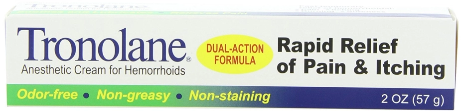 Tronolane Hemorroide Cream Anestésica 1 oz