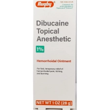 Rugby  Dibucaine Hemorrhoidal Ointment 1% 1 oz Pack of 3