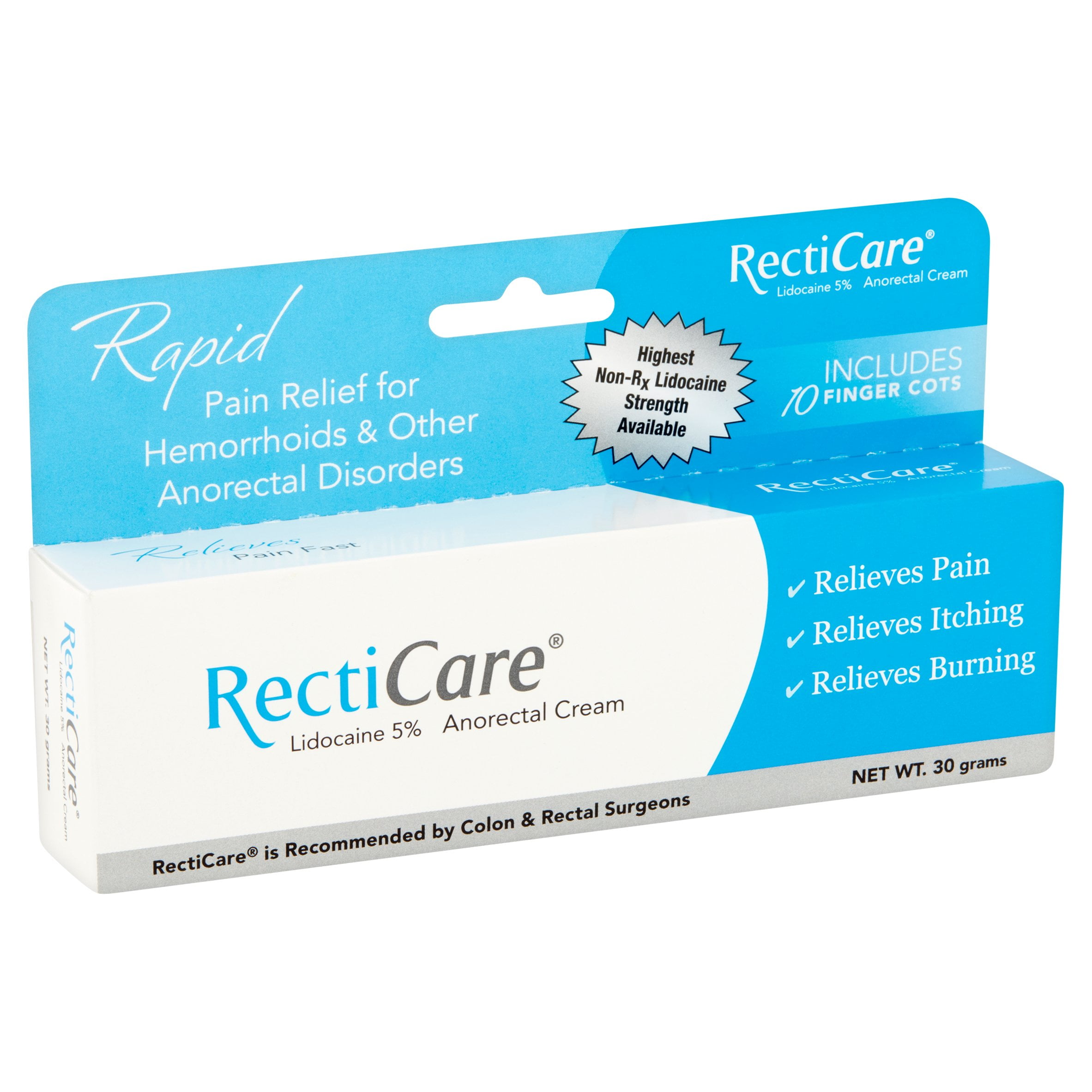 Recticare Pain Relief Cream for Hemorrhoids & Anorectal Issues
