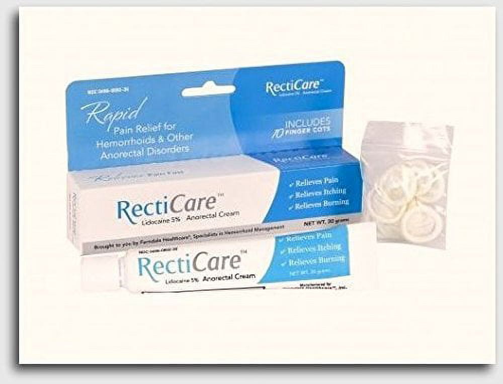 Recticare Pain Relief Cream for Hemorrhoids & Anorectal Issues