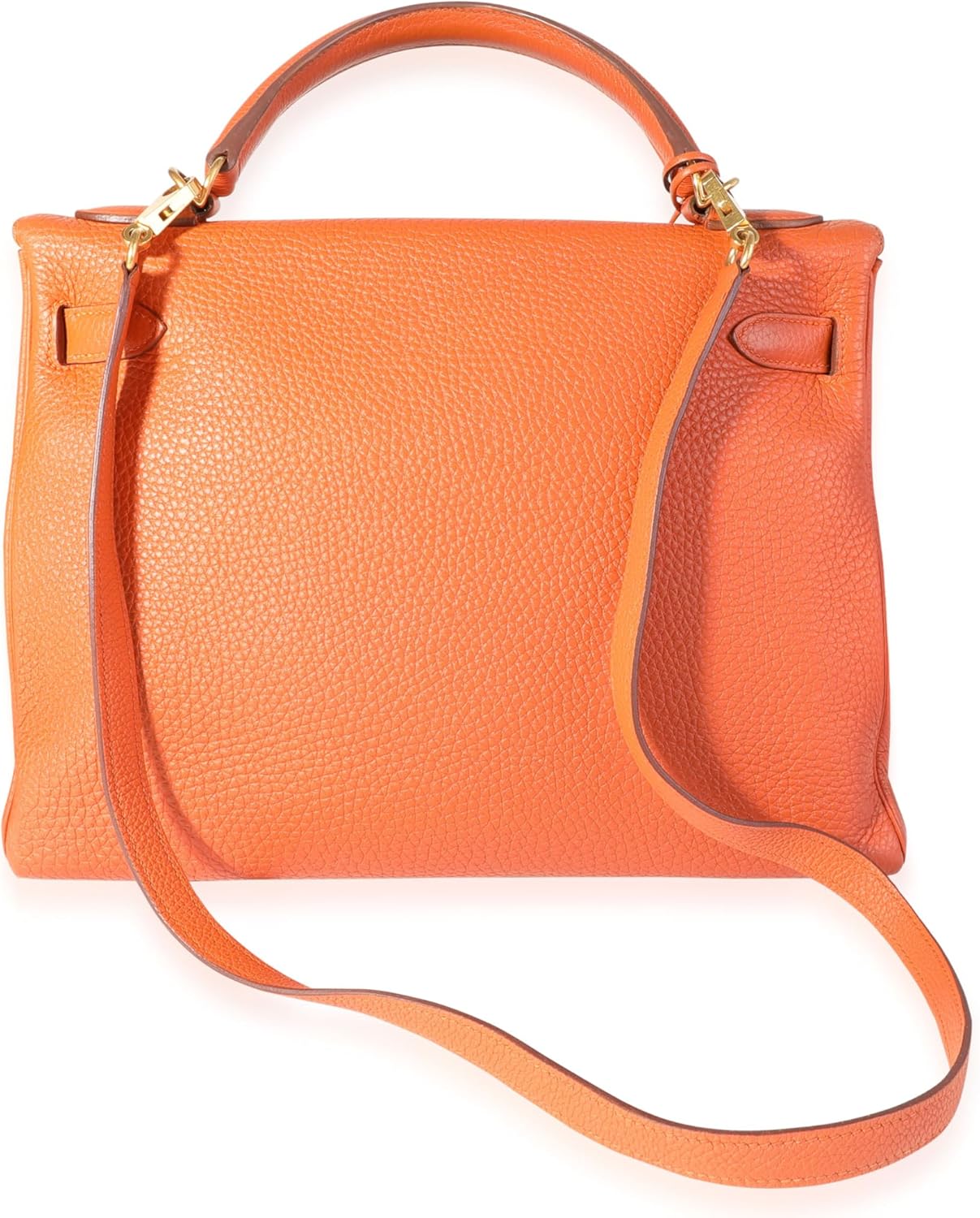 Hermes Hermès, Pre-Loved Orange Togo Retourne Kelly 32 GHW