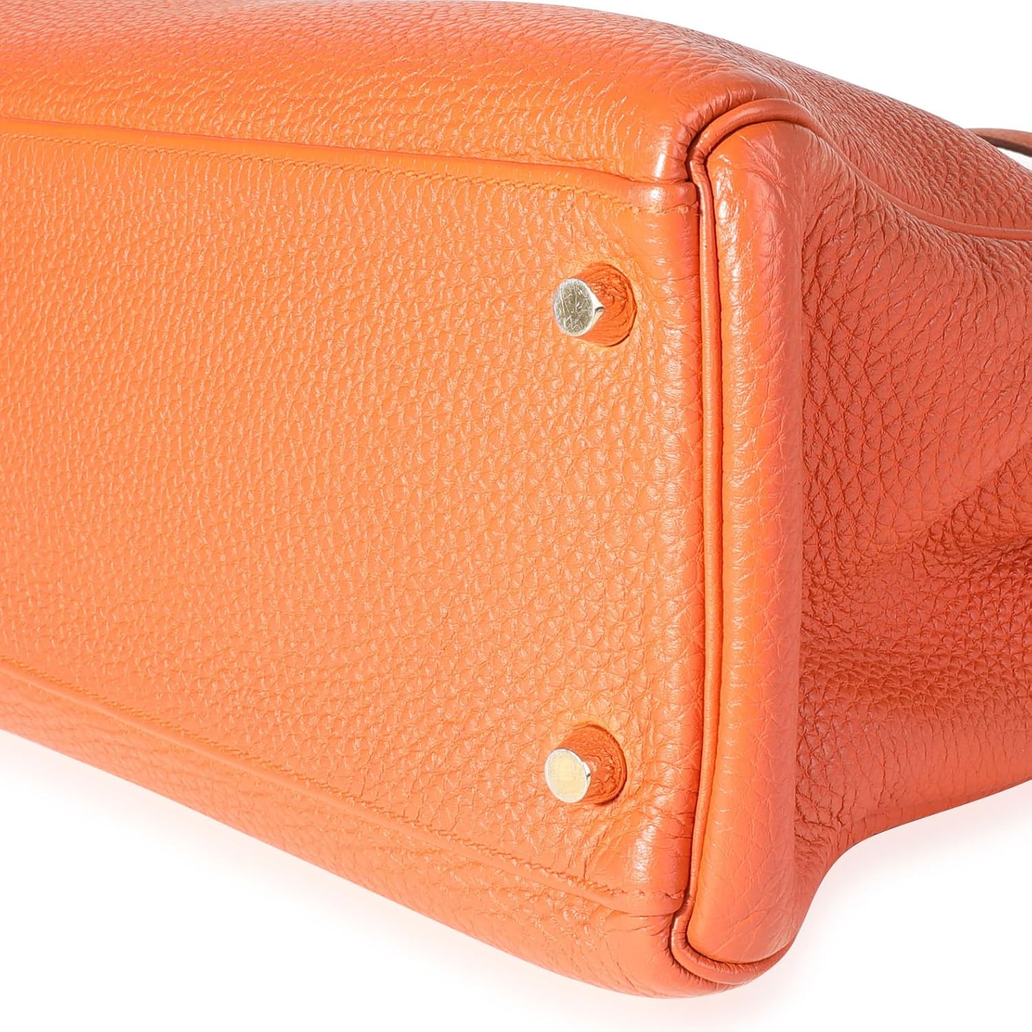 Hermes Hermès, Pre-Loved Orange Togo Retourne Kelly 32 GHW
