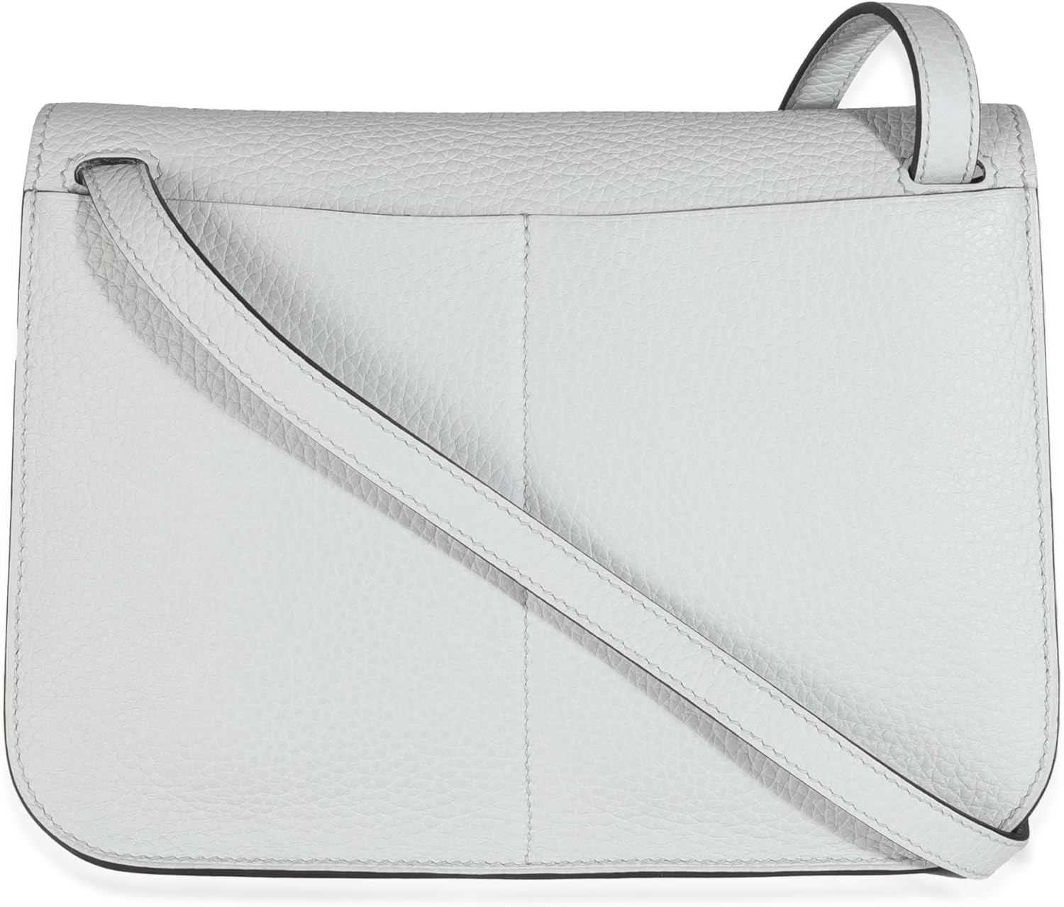 Hermes Hermès, Pre-Loved Bleu Pale Clemence Halzan 25 PHW
