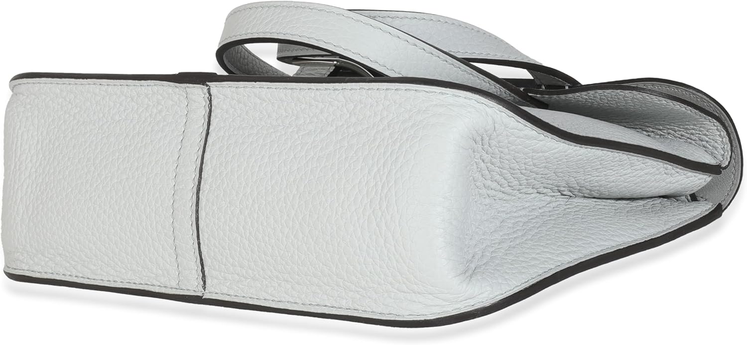 Hermes Hermès, Pre-Loved Bleu Pale Clemence Halzan 25 PHW