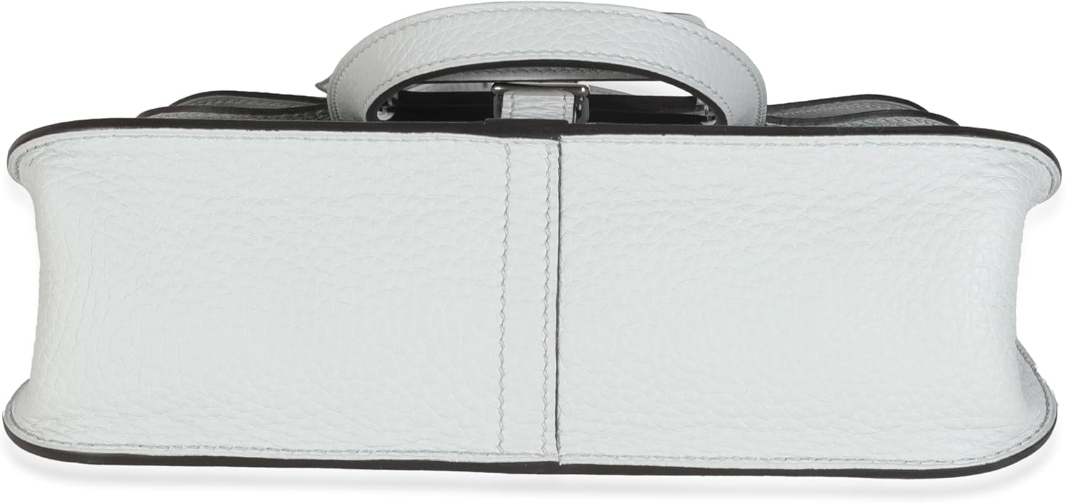 Hermes Hermès, Pre-Loved Bleu Pale Clemence Halzan 25 PHW