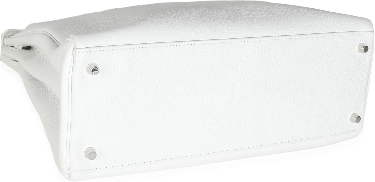 Hermes Hermès, Pre-Loved White Togo Retourne Kelly 35 PHW