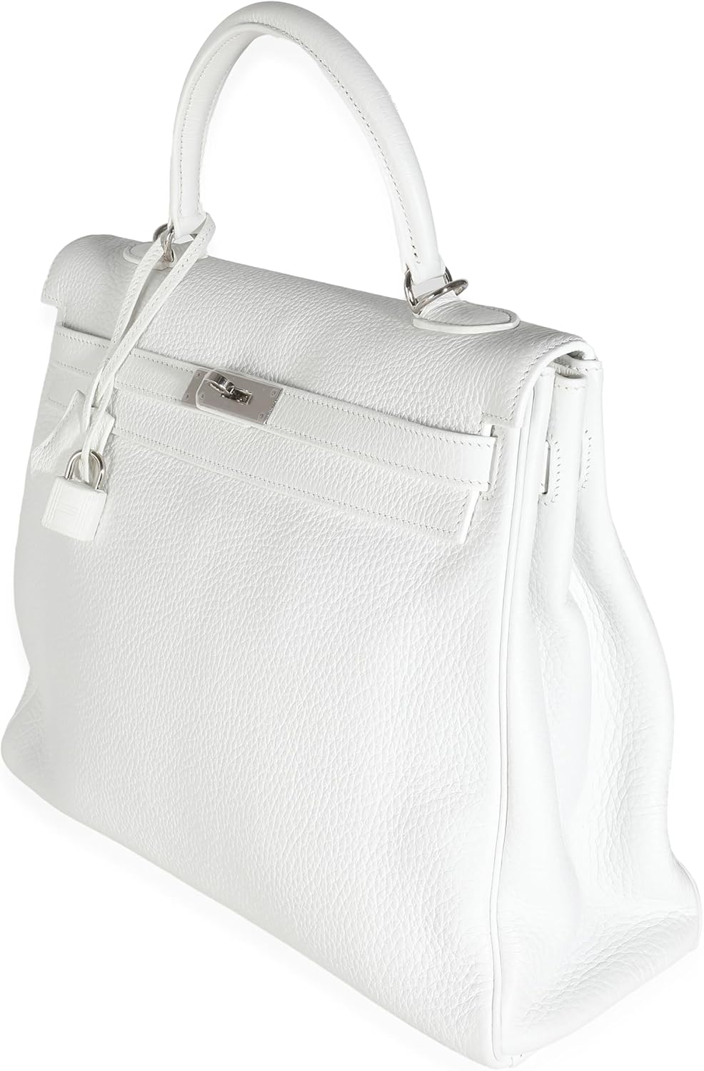 Hermes Hermès, Pre-Loved White Togo Retourne Kelly 35 PHW