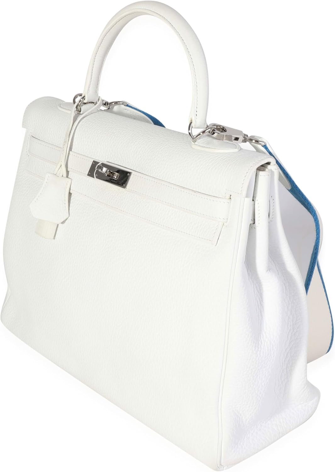 Hermes Hermès, Pre-Loved White Togo Retourne Kelly 35 PHW