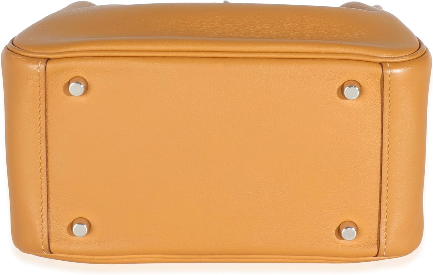 Hermes Hermès, Pre-Loved Sesame Lime Swift Verso Mini Lindy 20 PHW