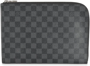 Louis Vuitton Pre-Loved Damier Graphite Canvas Pochette Jour PM