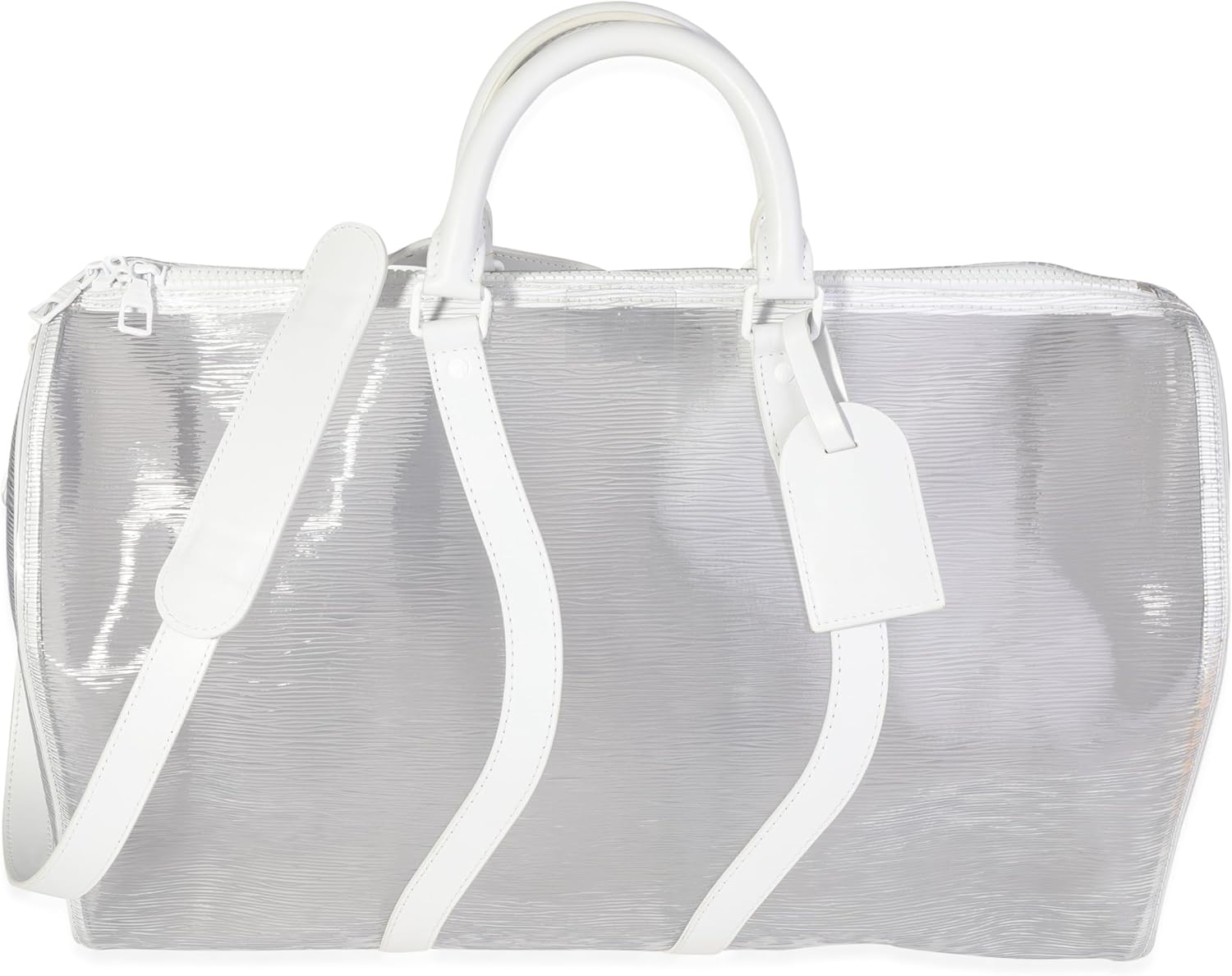 Louis Vuitton Pre-Loved Clear Epi PVC Wavy Keepall Bandoulière 50