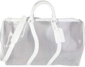 Louis Vuitton Pre-Loved Clear Epi PVC Wavy Keepall Bandoulière 50