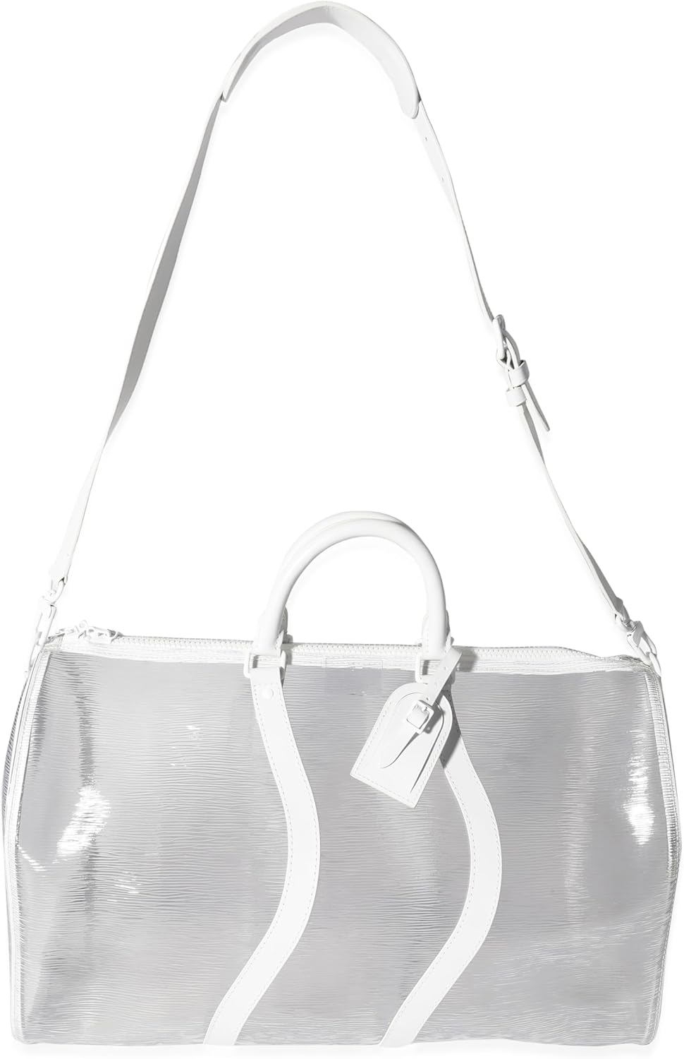 Louis Vuitton Pre-Loved Clear Epi PVC Wavy Keepall Bandoulière 50
