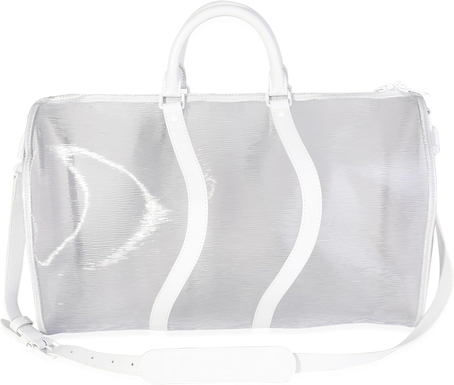 Louis Vuitton Pre-Loved Clear Epi PVC Wavy Keepall Bandoulière 50