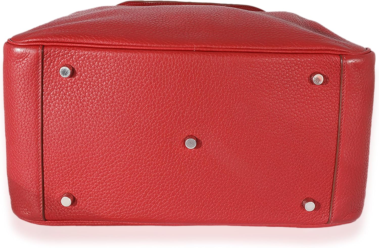 Hermes Hermès, Pre-Loved Rouge Grenat Clemence Lindy 34 PHW