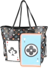 Louis Vuitton Pre-Loved Black Monogram Multicolor Canvas Game On Neverfull MM