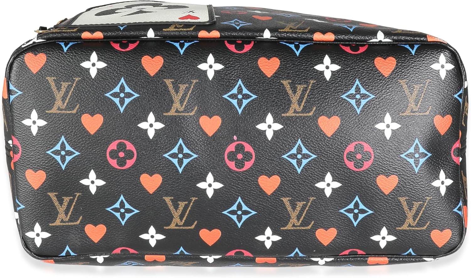 Louis Vuitton Pre-Loved Black Monogram Multicolor Canvas Game On Neverfull MM
