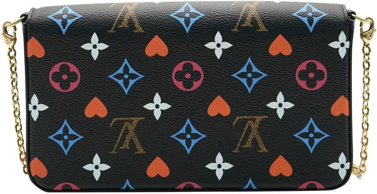 Louis Vuitton Pre-Loved Black Multicolor Monogram Canvas Game On Felicie Pochette